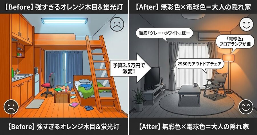 予算3.5万で攻略！オレンジ家具との戦い