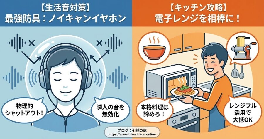 噂の「壁の薄さ」と「自炊事情」