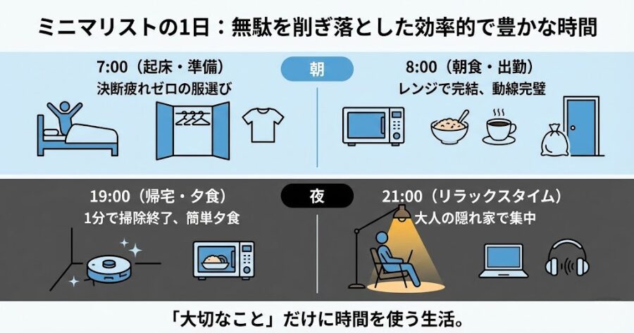 【平日編】タイパ極振りの1日