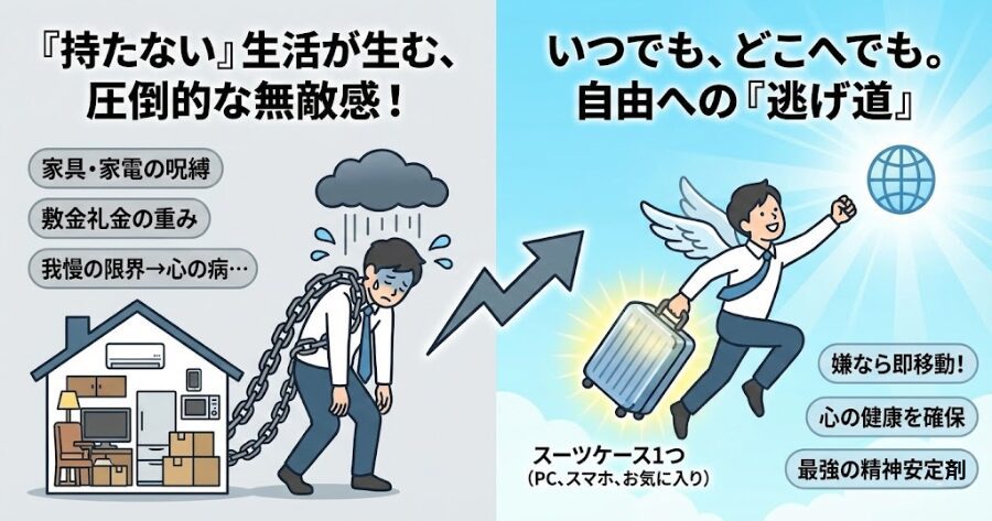 身軽さこそが最強の武器