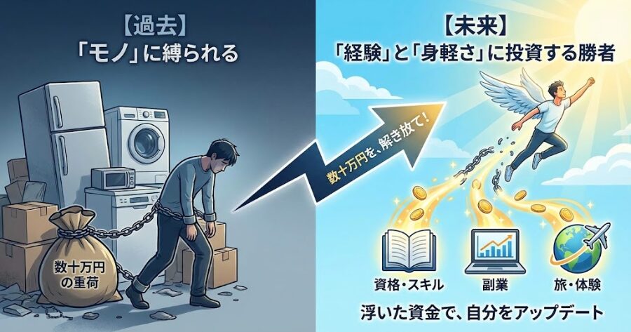 初期費用を「経験」に全振りできる