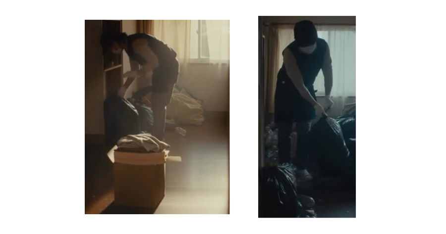 プライバシー配慮された梱包