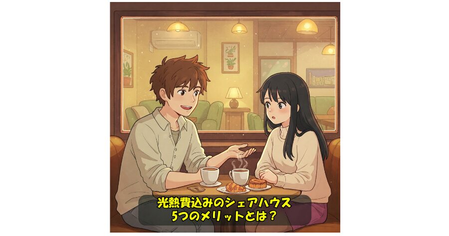 シェアハウス 家賃 光熱費込み 5つのメリット