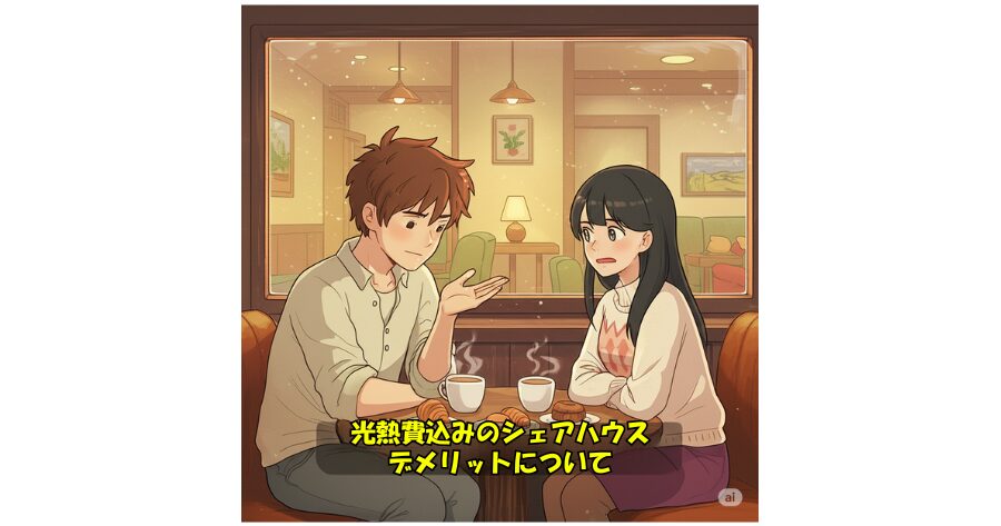 シェアハウス 家賃 光熱費込み デメリット5選