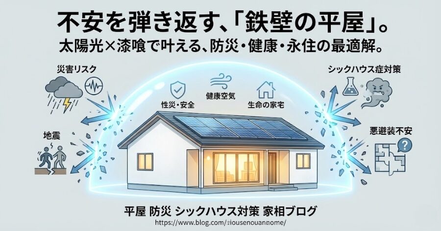 平屋 防災 シックハウス対策 家相