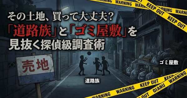 土地探し 失敗 道路族 ゴミ屋敷