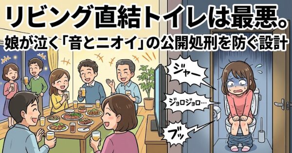 リビングトイレ 音漏れ 後悔 間取り