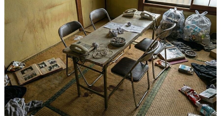 空き巣での詐欺グループの拠点写真
