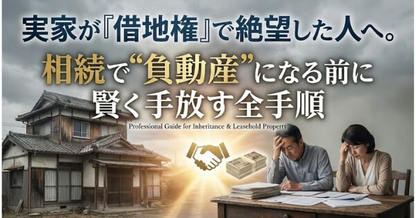 実家が「借地権」で絶望した人へ。相続で“負動産”になる前に賢く手放す全手順
