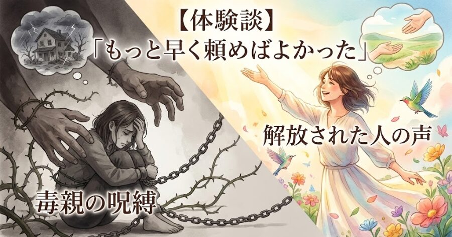 【体験談】「もっと早く頼めばよかった」毒親の呪縛から解放された人の声
イラスト