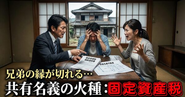 兄弟で相続した実家、固定資産税は誰が払う？共有名義が招く「税金地獄」と、泥沼から抜けるための現実的な方法