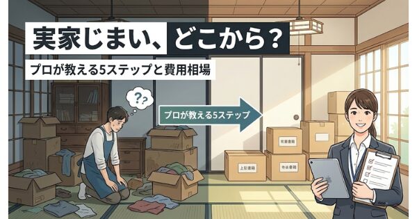 実家じまい、どこから？プロが教える5ステップと費用相場