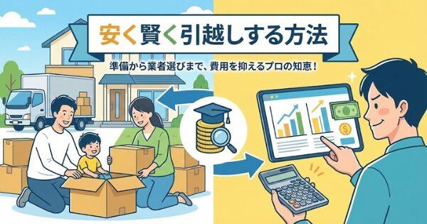 安く賢く引越しする方法