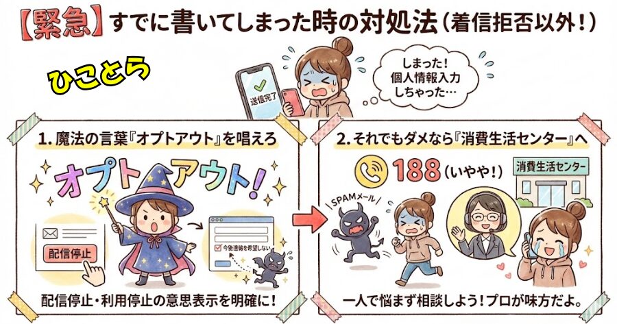 【緊急】すでに書いてしまった時の「着信拒否」以外の対処法
イメージイラスト