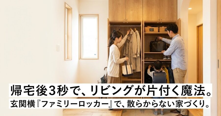 ファミリーロッカー 間取り 成功例