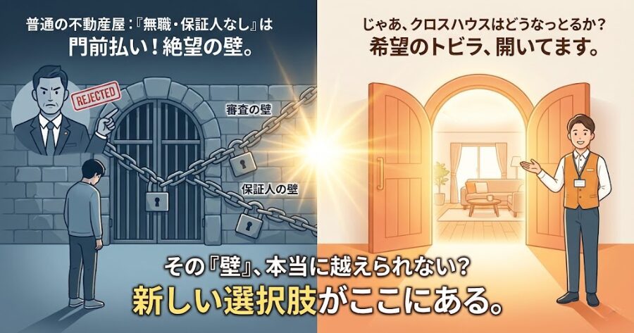 【審査と保証人】ブラック・無職・親と絶縁でも突破できる「スマート審査」