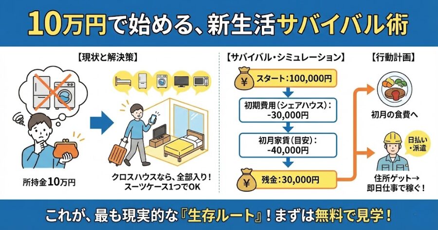 家具・家電を買う金も手間も要らん