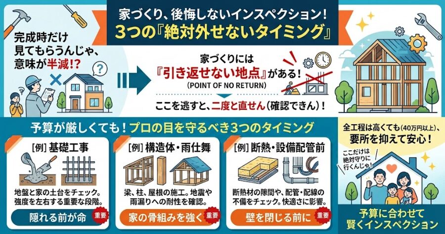 絶対に逃したらいけん「3つの検査タイミング」と費用相場
