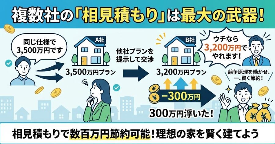 1社で決めるな！「相見積もり」は絶対の武器じゃ