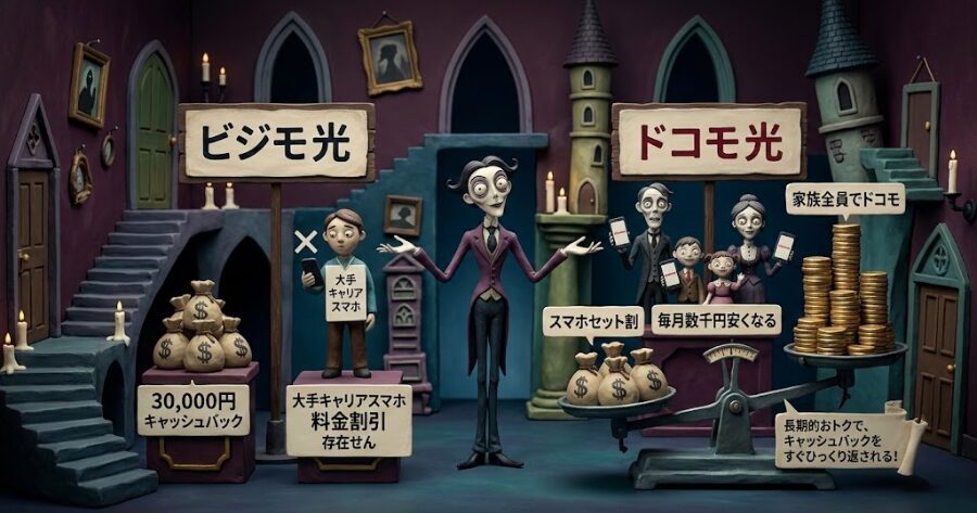 家族全員が「ドコモ」や「au」「ソフトバンク」の無制限プランを使っとる奴