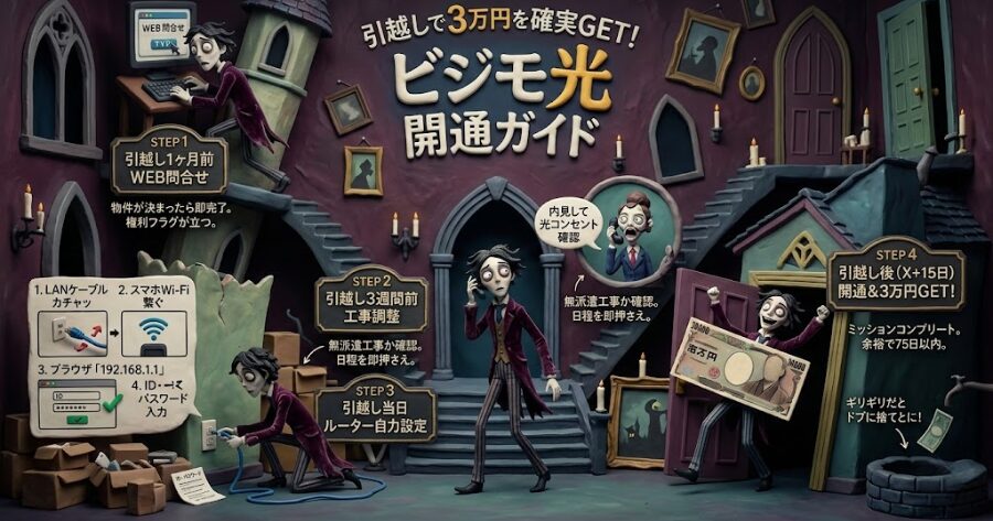 絶対に取りこぼすな！ルーター設定からキャッシュバックGETまでの「完全スケジュール」