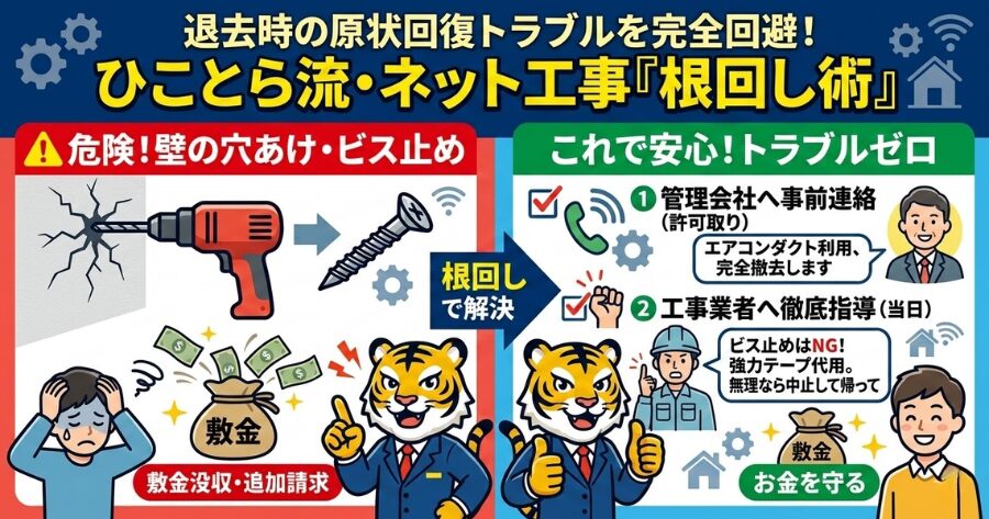 派遣工事になった場合、絶対にやっておくべき大家への「根回し」