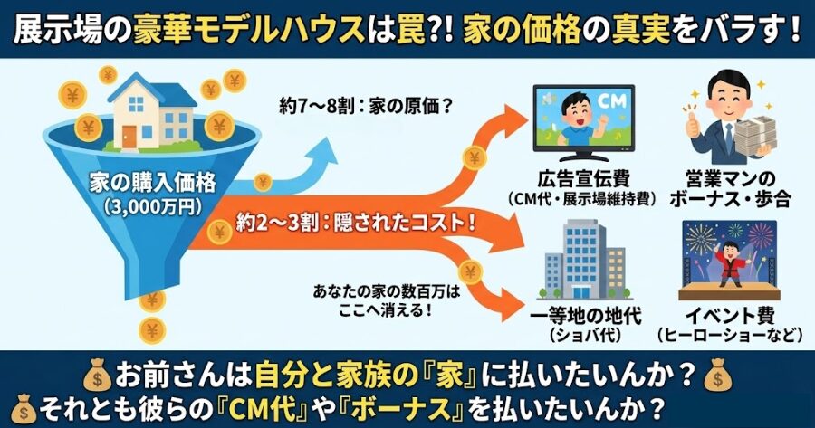 なぜ展示場に行くと「家が高くなる」のか？業界の闇をバラすで
